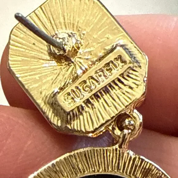 Baublebar Sugarfix Faux Druzy Triple Tier Drop Earrings - Picture 6 of 6